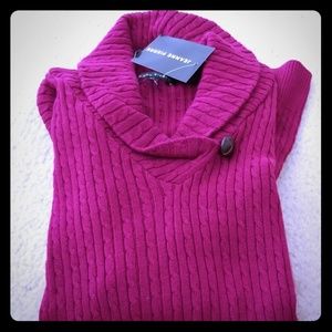 Jeanne Pierre Amethyst (Pink) knit sweater